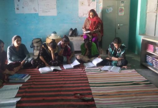 Library in village